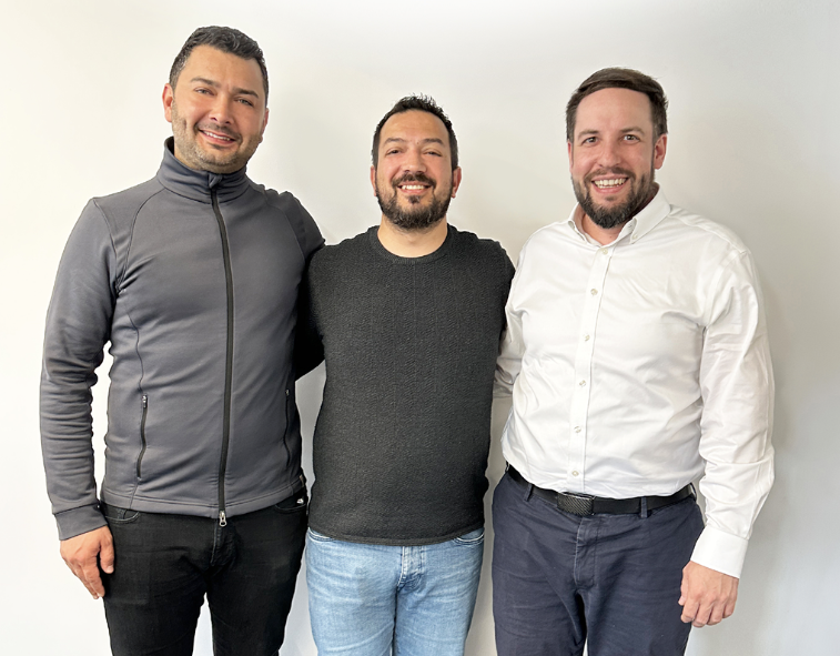 Gründer der core Group. V.l.n.r. Önder Aslan, Harun Coskun und Simon Mozes